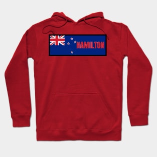 Hamilton City in New Zealand Flag Hoodie